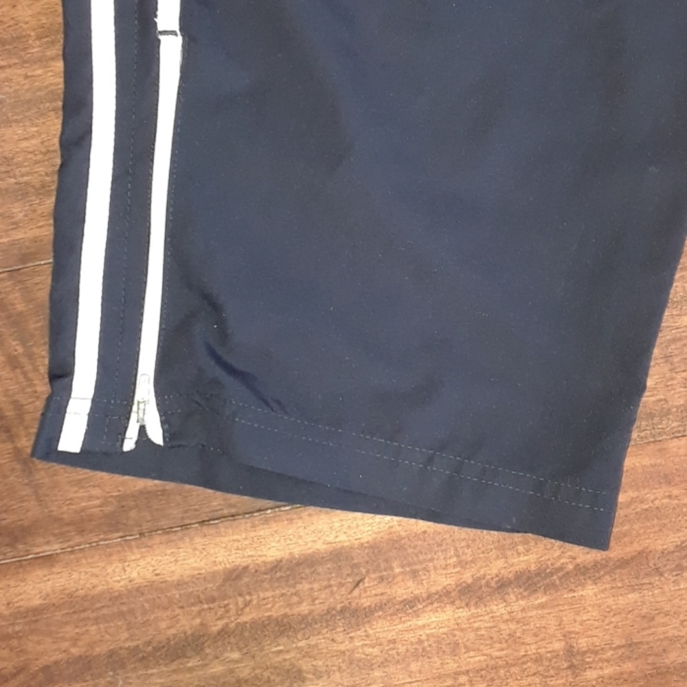 5/25 Athletic Works Navy & White Track Capri Pants - Picture 3 of 8